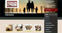 Desktop Screenshot of healthystepsnc.com