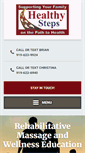 Mobile Screenshot of healthystepsnc.com